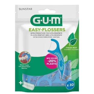 Зубні нитки Gum Easy Flossers Зубна нитка Etui в упаковці x30