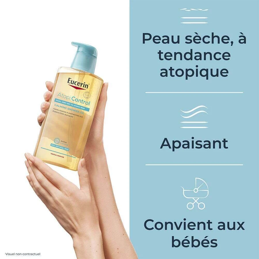 Eucerin Atopicontrol Масло для ванны и душа для сухой атопичной кожи 400 мл: цены и характеристики