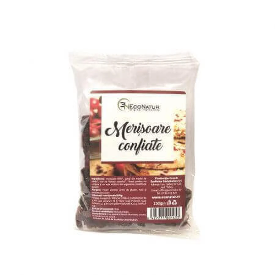 Вишня цукати, 100 г, Econatur: ціни та характеристики