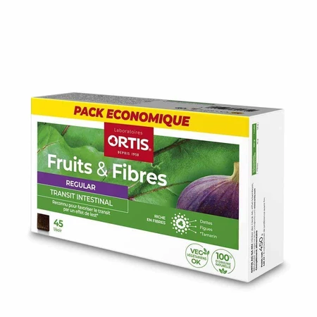 Ortis Fruit & Fibre Regular Intestinal Transit 45 кубиков: цены и характеристики
