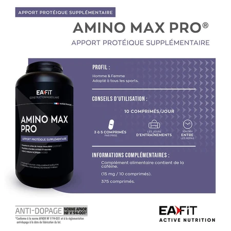 Eafit Amino Maxi Pro 375 таблеток: цены и характеристики