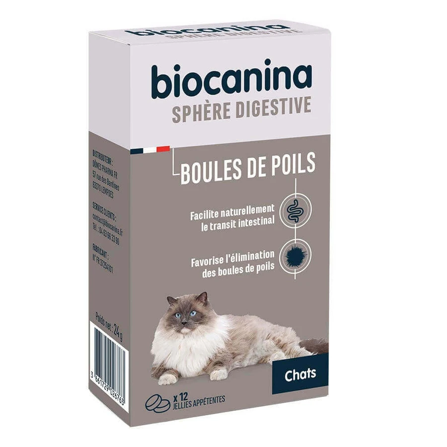 Biocanine Gastroenterology Hairballs 12 драже 24 г: цены и характеристики