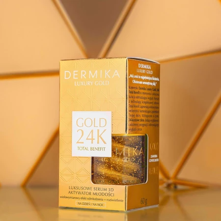 Dermika Luxury Gold 24K Youth Activator, 3D сыворотка для дня и ночи, 60 г: цены и характеристики