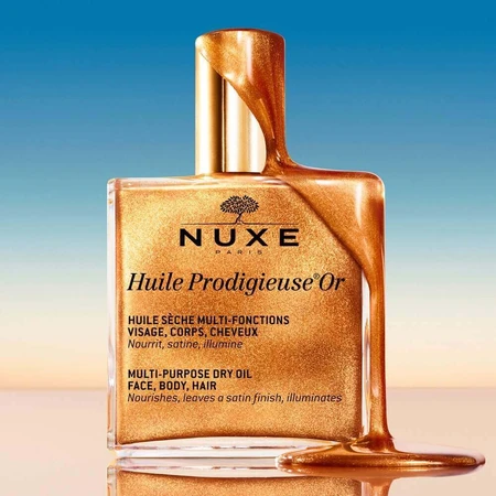 Nuxe Huile Prodigieuse Багатофункціональна мерехтлива суха олія для обличчя, тіла та волосся 50 мл: ціни та характеристики