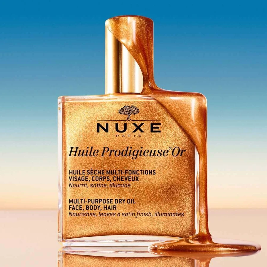 Nuxe Huile Prodigieuse Багатофункціональна мерехтлива суха олія для обличчя, тіла та волосся 50 мл: ціни та характеристики