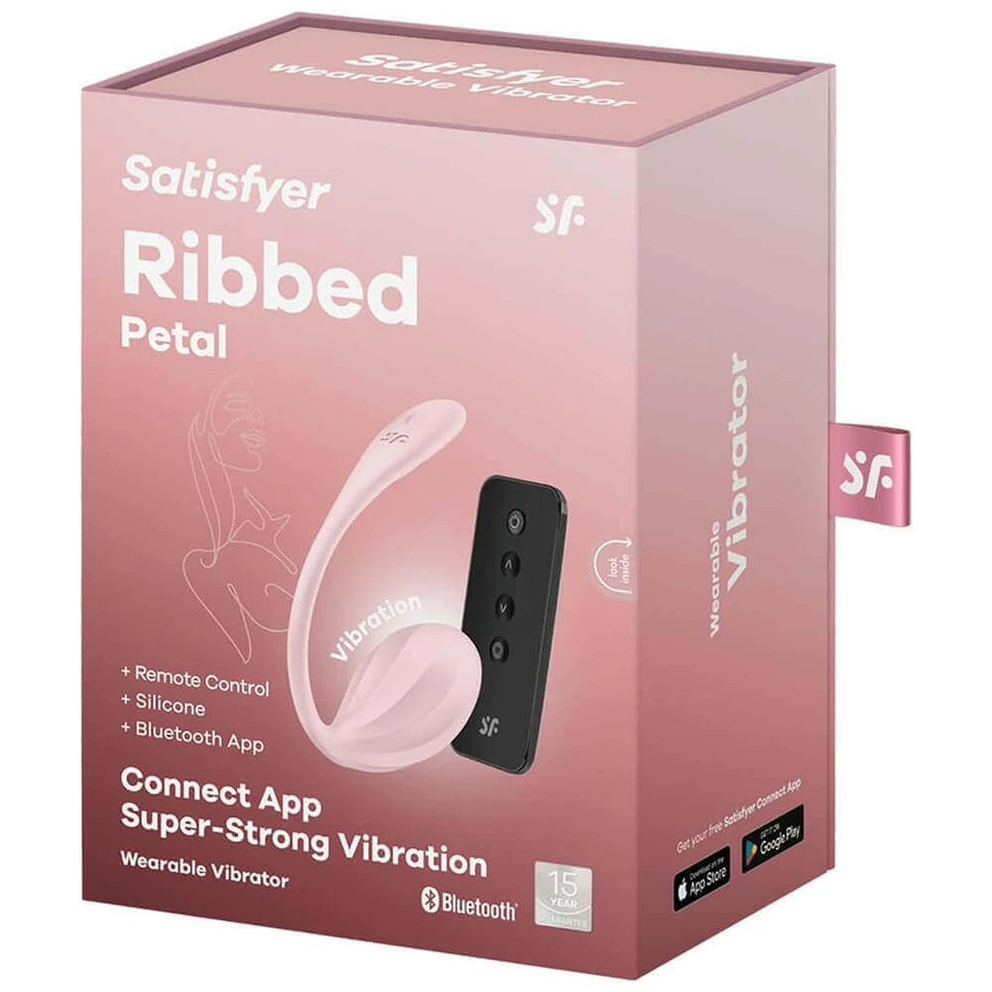 Satisfyer Ribbed Petal, вибратор для пар, розовый, 1 шт.: цены и характеристики