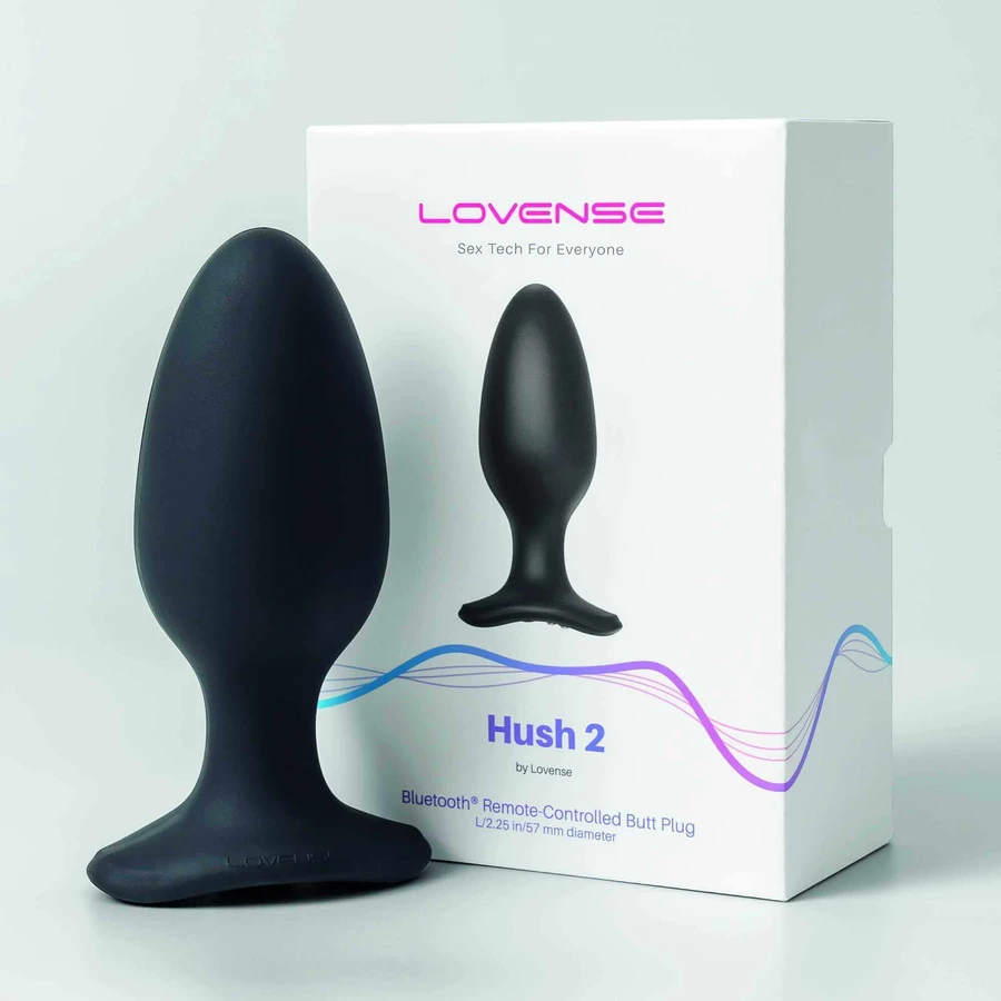 Lovense Hush 2, анальна пробка з керуванням через додаток, L: ціни та характеристики