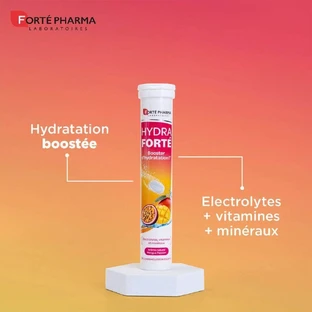 Forté Pharma Hydra Forté Hydration Booster Natural Mango Passion Flavour 24 шипучие таблетки
