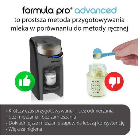 Baby Brezza Formula Pro Advanced, дозатор для молока, темно-сірий: ціни та характеристики