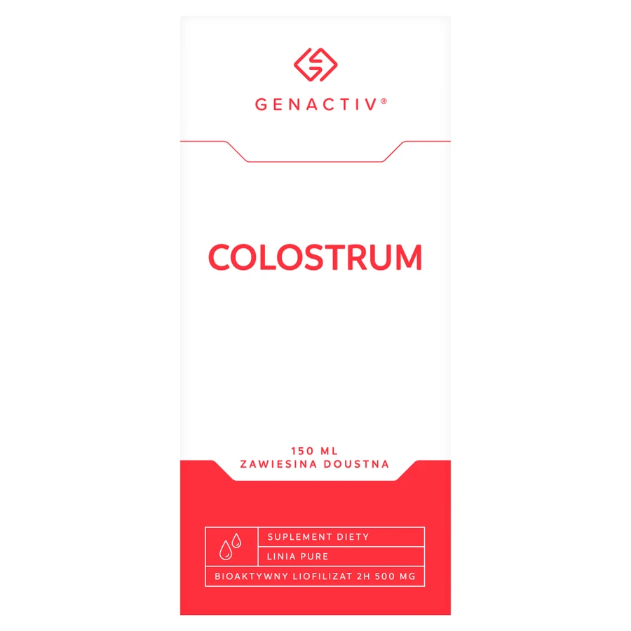 Genactiv Colostrum, суспензия для приема внутрь, с 3 лет, 150 мл: цены и характеристики
