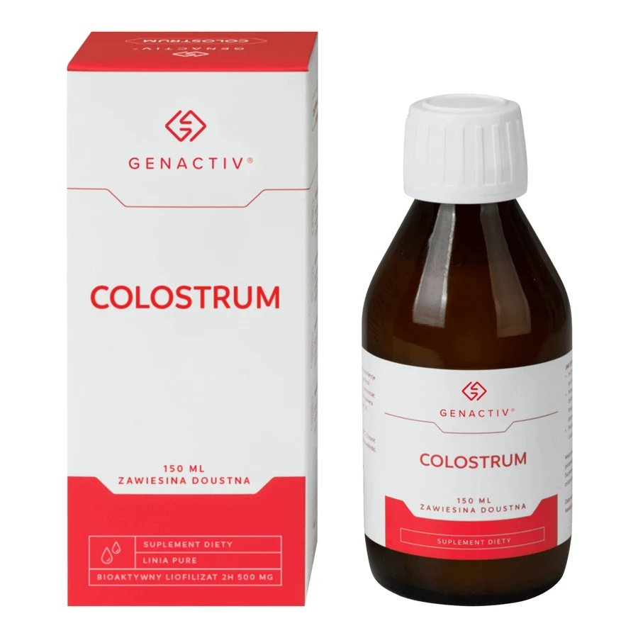 Genactiv Colostrum, суспензия для приема внутрь, с 3 лет, 150 мл: цены и характеристики