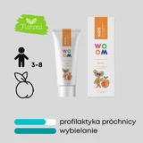 Woom Kids, паста для дітей, 3-8 років, персиковий смак, 50 мл