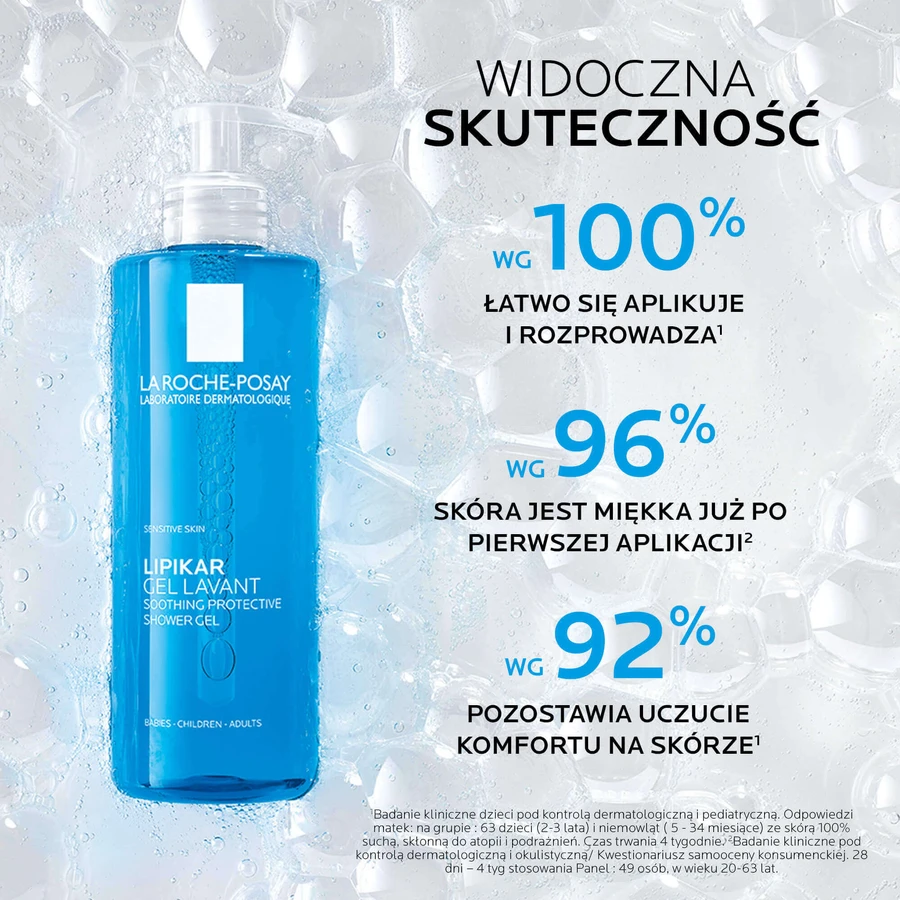 Набор La Roche-Posay Lipikar, нежный очищающий гель для лица и тела, чувствительная кожа, 400 мл + запасной, 400 мл: цены и характеристики