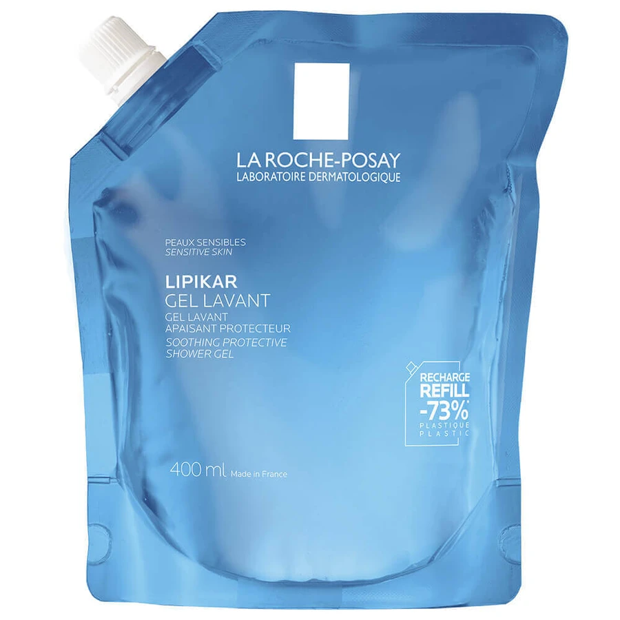 Набор La Roche-Posay Lipikar, нежный очищающий гель для лица и тела, чувствительная кожа, 400 мл + запасной, 400 мл: цены и характеристики