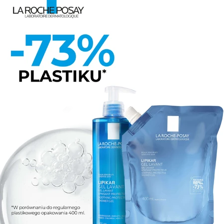 Набор La Roche-Posay Lipikar, нежный очищающий гель для лица и тела, чувствительная кожа, 400 мл + запасной, 400 мл: цены и характеристики