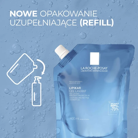 Набор La Roche-Posay Lipikar, нежный очищающий гель для лица и тела, чувствительная кожа, 400 мл + запасной, 400 мл: цены и характеристики