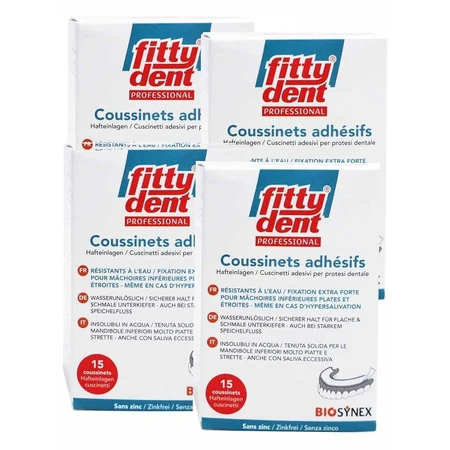 Фіксуючі накладки Fitty Dent Coussinets Extra Strong Fixation, 15 шт.: ціни та характеристики
