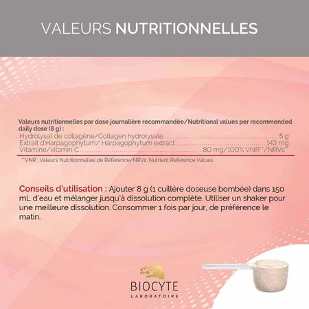 Biocyte Health Collagen Flex 30x8g Goût Agrumes 240g: цены и характеристики