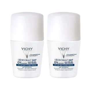 Vichy Дезодорант 24 часа Dry Touch Sensitive Skin Roll-on 2х50 мл