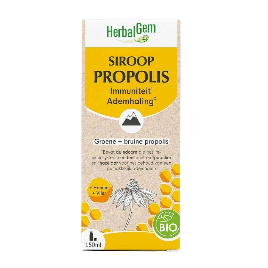 Herbalgem Органічний прополісний сироп для дорослих 150 мл: ціни та характеристики