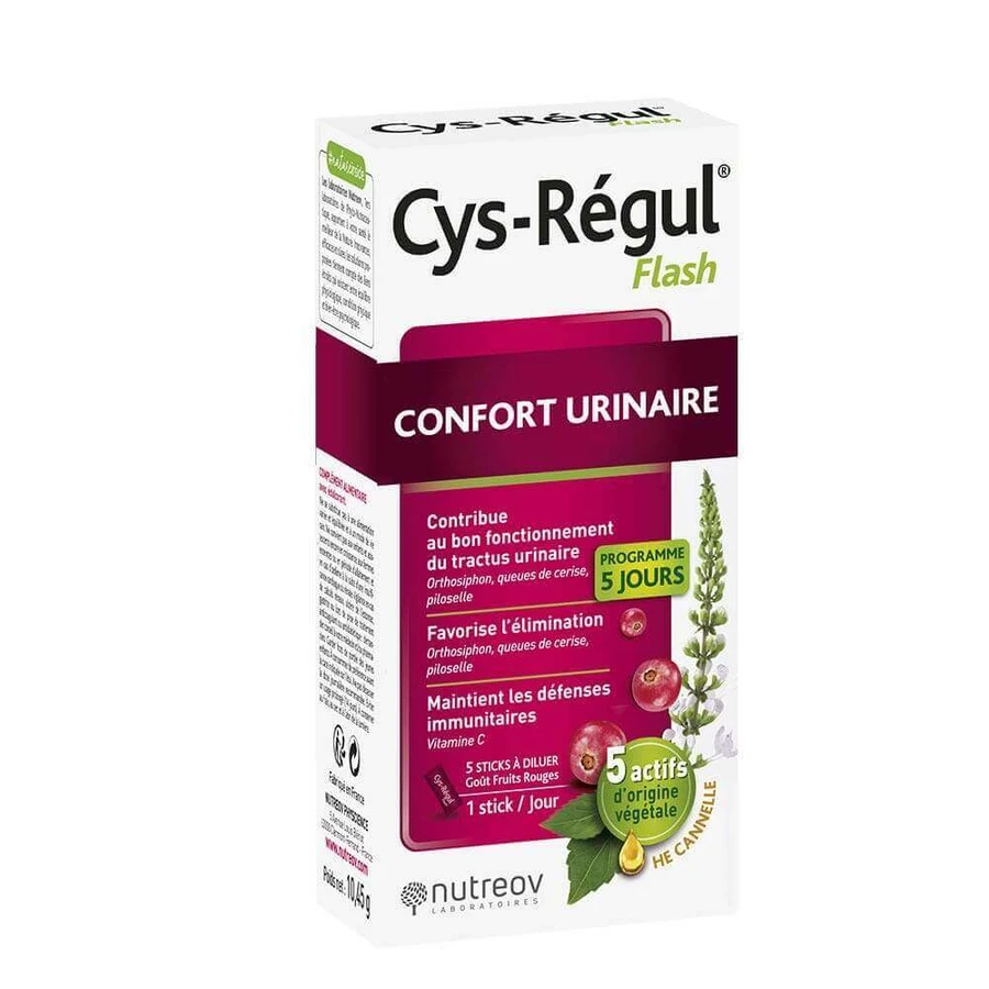 Nutreov Cys-Regul Flash мочевой комфорт 5 палочек: цены и характеристики