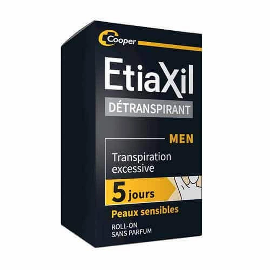 Детраспорант-рулон під пахви Etiaxil для чоловіків з чутливою шкірою 15 мл: ціни та характеристики