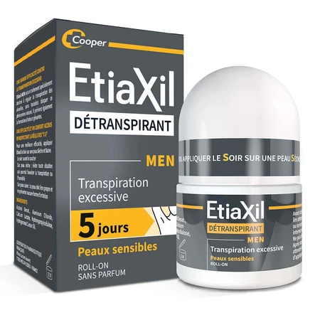 Детраспорант-рулон під пахви Etiaxil для чоловіків з чутливою шкірою 15 мл: ціни та характеристики