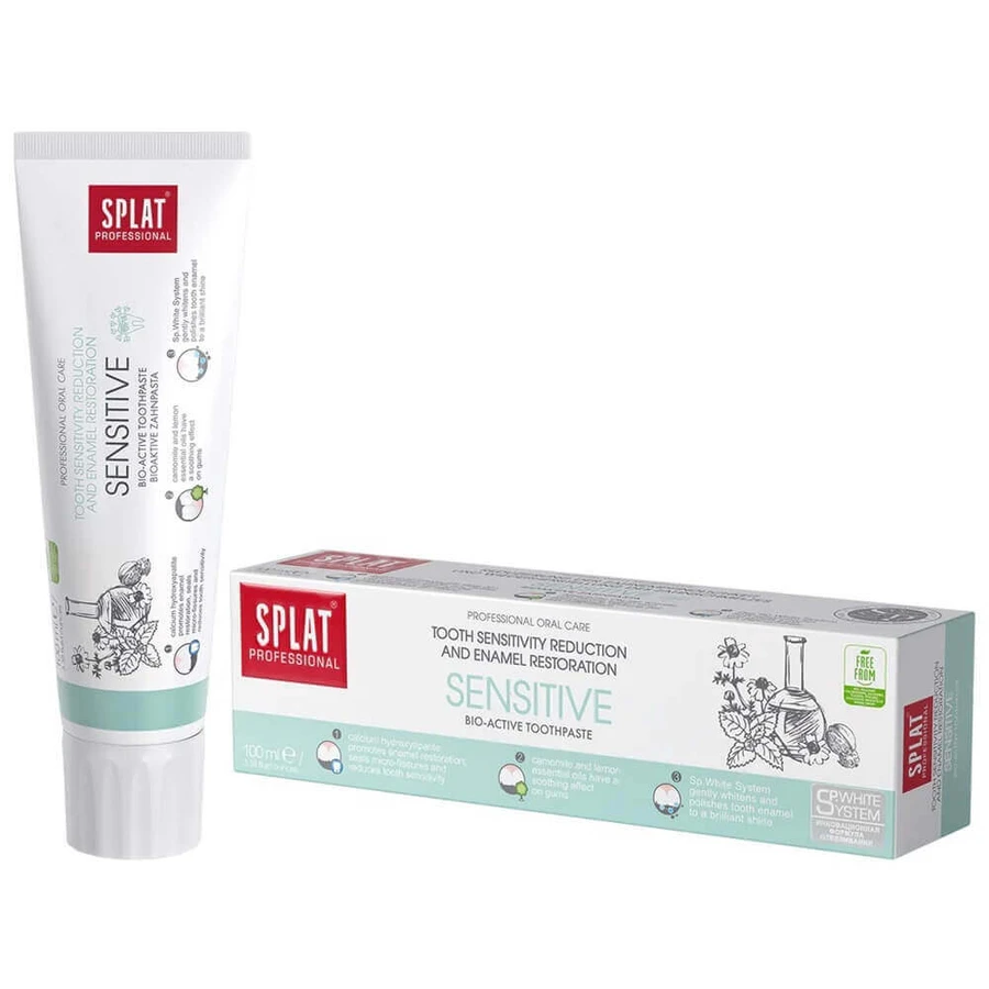 Splat Professional Sensitive, зубная паста для чувствительных зубов, 100 мл: цены и характеристики