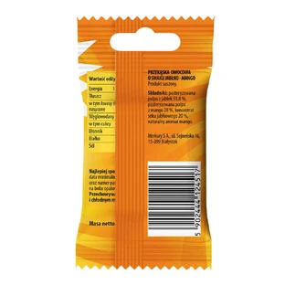 Фруктовые роллы Bunny Ninja, фруктовая закуска, со вкусом яблока и манго 15 г