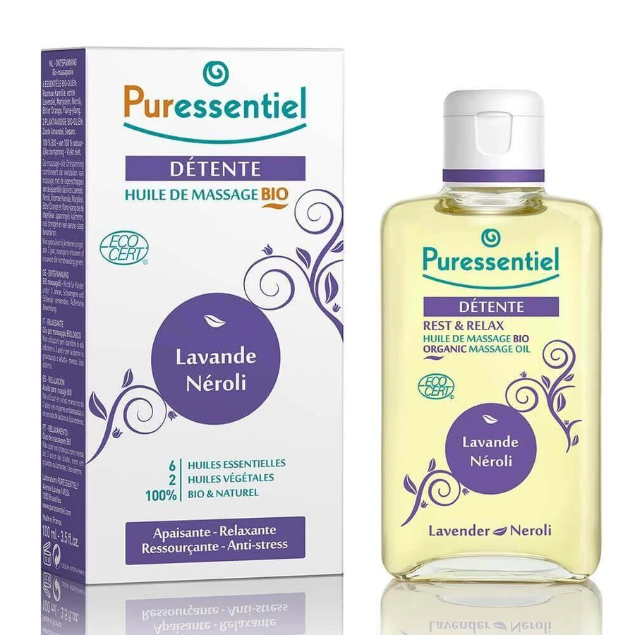 Puressentiel Serene Sleep Органическое расслабляющее массажное масло 100 мл: цены и характеристики