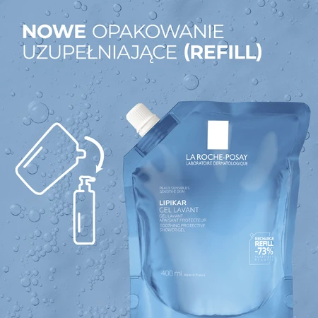 La Roche-Posay Lipikar, нежный очищающий гель для лица и тела, чувствительная кожа, резерв, 400 мл: цены и характеристики