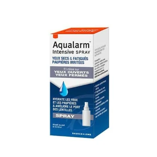 Bausch&Lomb Aqualarm Интенсивный спрей для сухих и уставших глаз, раздраженных век с открытыми или закрытыми глазами 10 мл