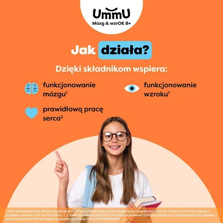 UmmU Brain & Vision, для детей от 8 лет, 120 капсул: цены и характеристики