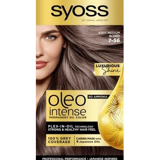 Syoss Oleo Інтенсивна перманентна фарба для волосся 7-56 Середній сірий блонд, 1 шт.