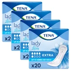 Набор Tena Lady Slim, специализированные гигиенические салфетки, Extra, 4 x 20 шт.: цены и характеристики