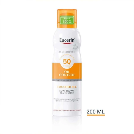 Eucerin Сонцезахисний крем для чутливої шкіри Прозорий туман Spf50 Sensitive Skin 200 мл: ціни та характеристики
