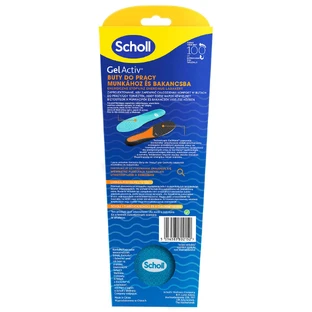 Scholl GelActiv, устілки для взуття, для роботи, розмір S 35.5-40.5, 2 штуки