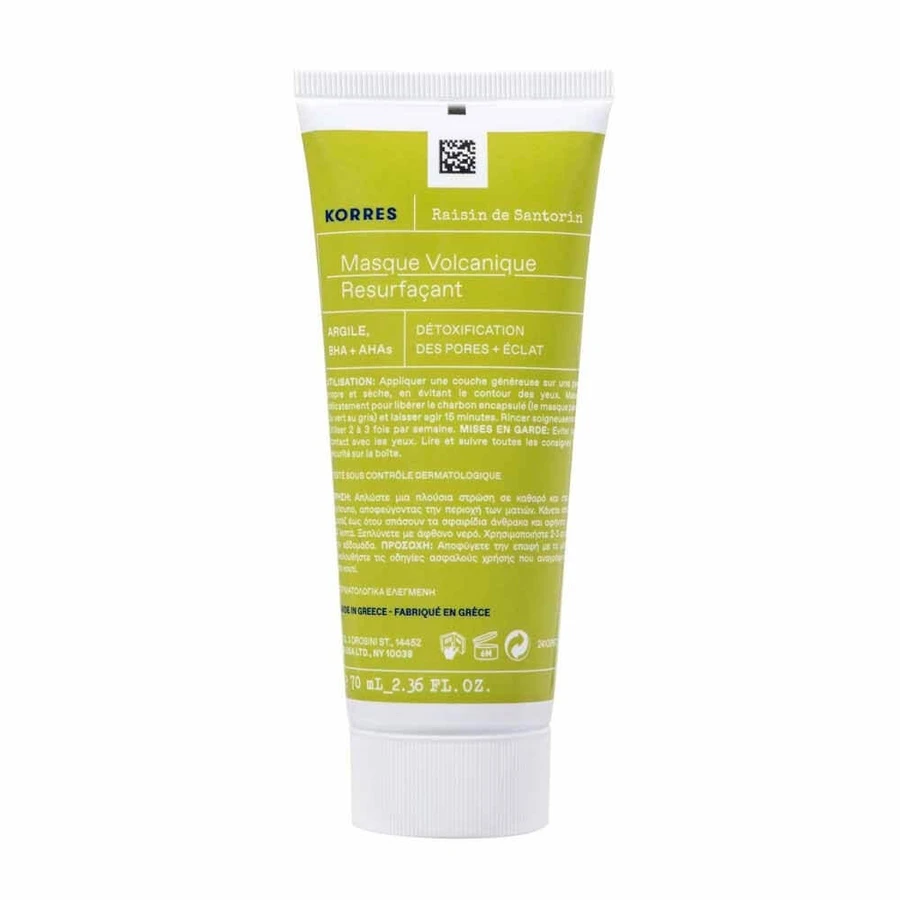 Korres Santorini Grapes Volcanic Resurface Mask 70 мл: цены и характеристики