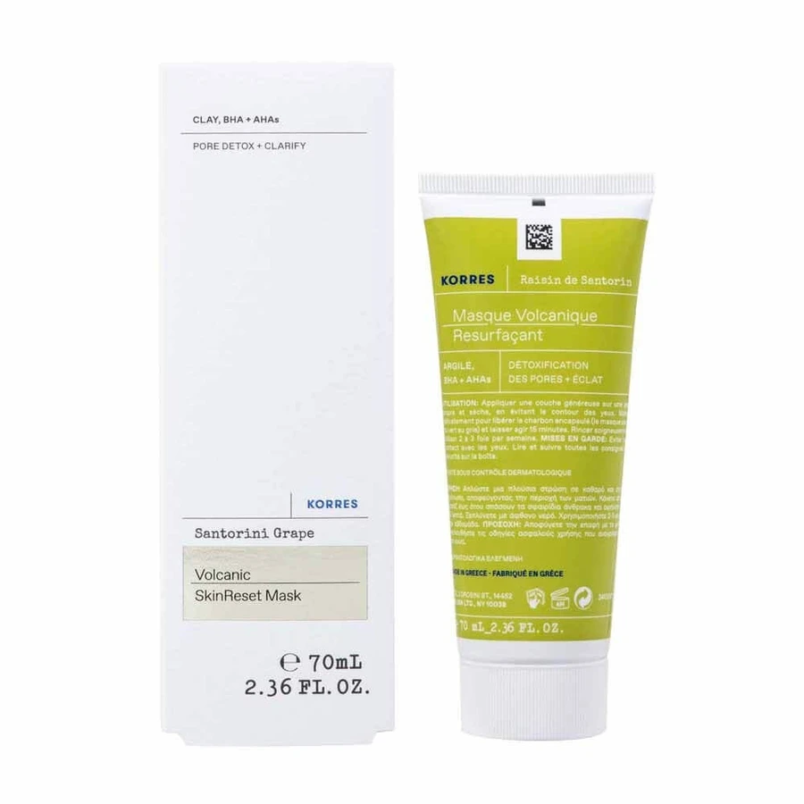 Korres Santorini Grapes Volcanic Resurface Mask 70 мл: цены и характеристики