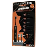 М'яка звукова зубна щітка Superwhite BLACK + 3 насадки