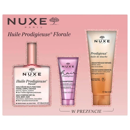 Набор Nuxe Huile Prodigieuse Florale, сухое масло, 100 мл + шампунь, 30 мл + масло для душа, 100 мл: цены и характеристики