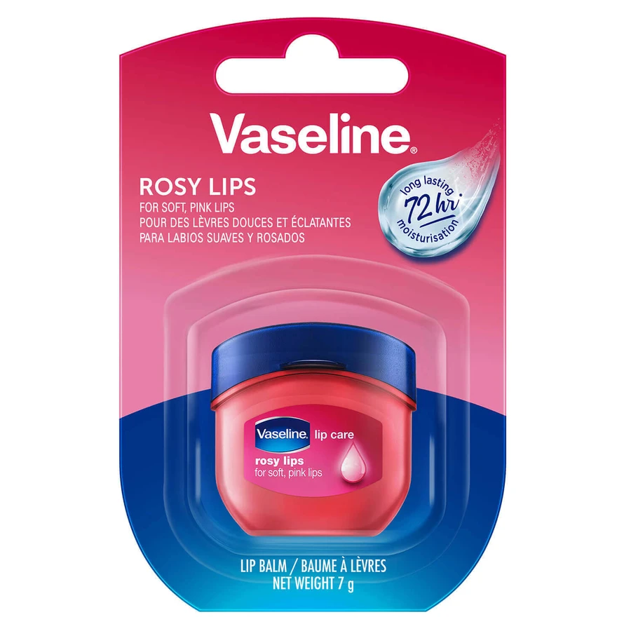 Вазеліновий догляд для губ Rosy Lips, бальзам для губ, 7 г: ціни та характеристики