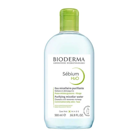 Bioderma Sebium Мицеллярная вода H2O Смешанная или жирная кожа 500 мл: цены и характеристики