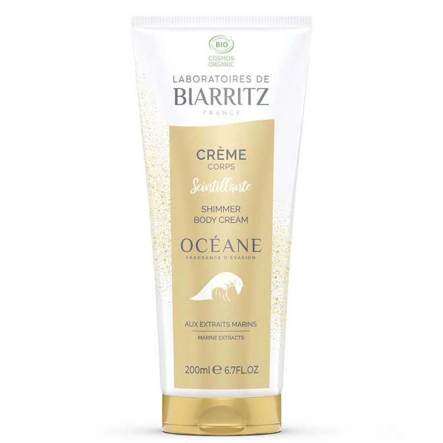 Laboratoires De Biarritz Océane Sparkling Body Cream Oceane - сертифицированный органический крем для тела 200 мл: цены и характеристики