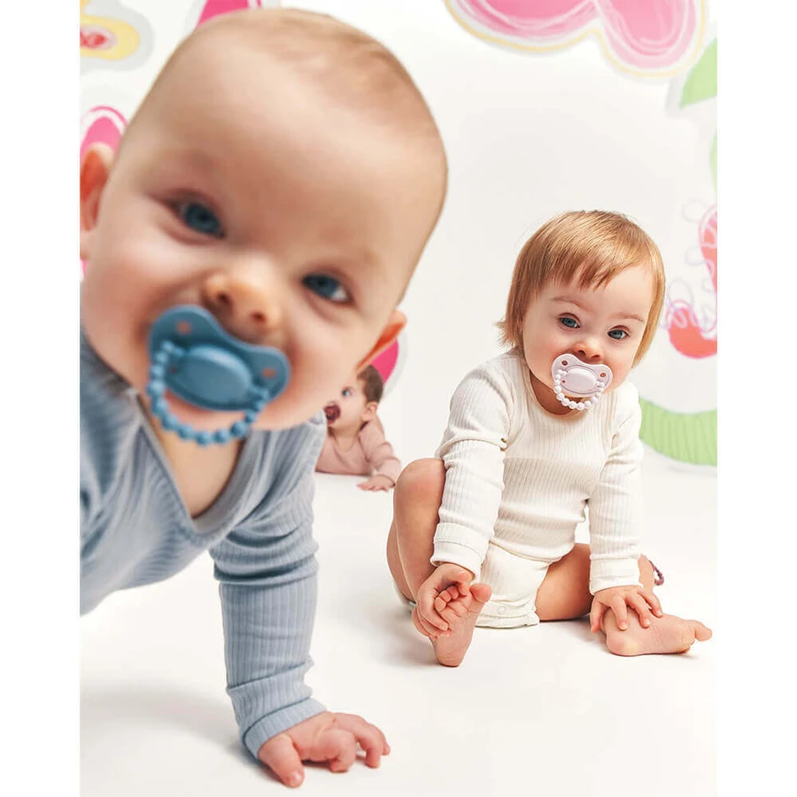 Luu Kids, пустышка, позиционирование, силикон, Cloudy Blue, от 6 месяцев, 1 шт.: цены и характеристики