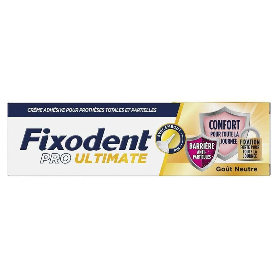 Fixodent Pro Ultimate Адгезивний крем для повних та часткових знімних протезів Нейтральний смак 40 мл: ціни та характеристики