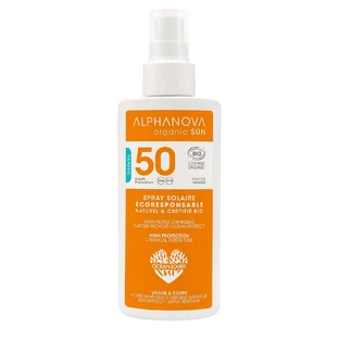 Alphanova Organic Sun Солнцезащитный крем с высокой степенью защиты Spf50 Bio 125 гр.