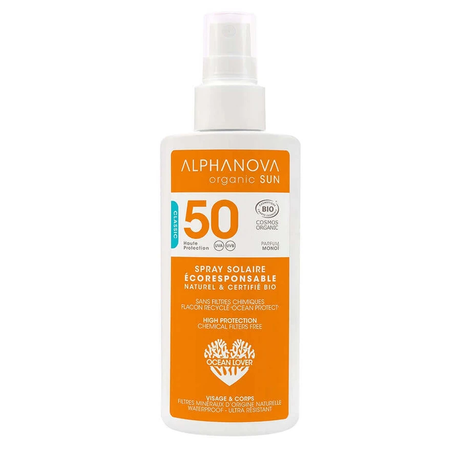 Alphanova Organic Sun Солнцезащитный крем с высокой степенью защиты Spf50 Bio 125 гр.: цены и характеристики