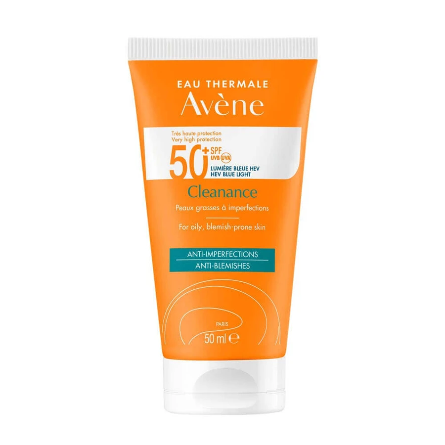 Avène Cleanance Защита от солнца для лица очень высокая SPF50+ Жирная кожа с несовершенствами 50 мл: цены и характеристики