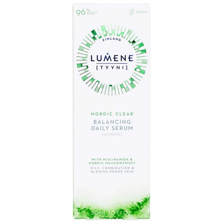 Lumene Nordic Clear Tyyni, нормализующая сыворотка для лица, 30 мл: цены и характеристики